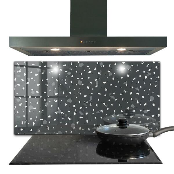 Konyhai hátfal panel Levélmintás design