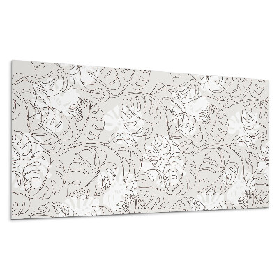 Dekorpanel falra Vonal levélminta