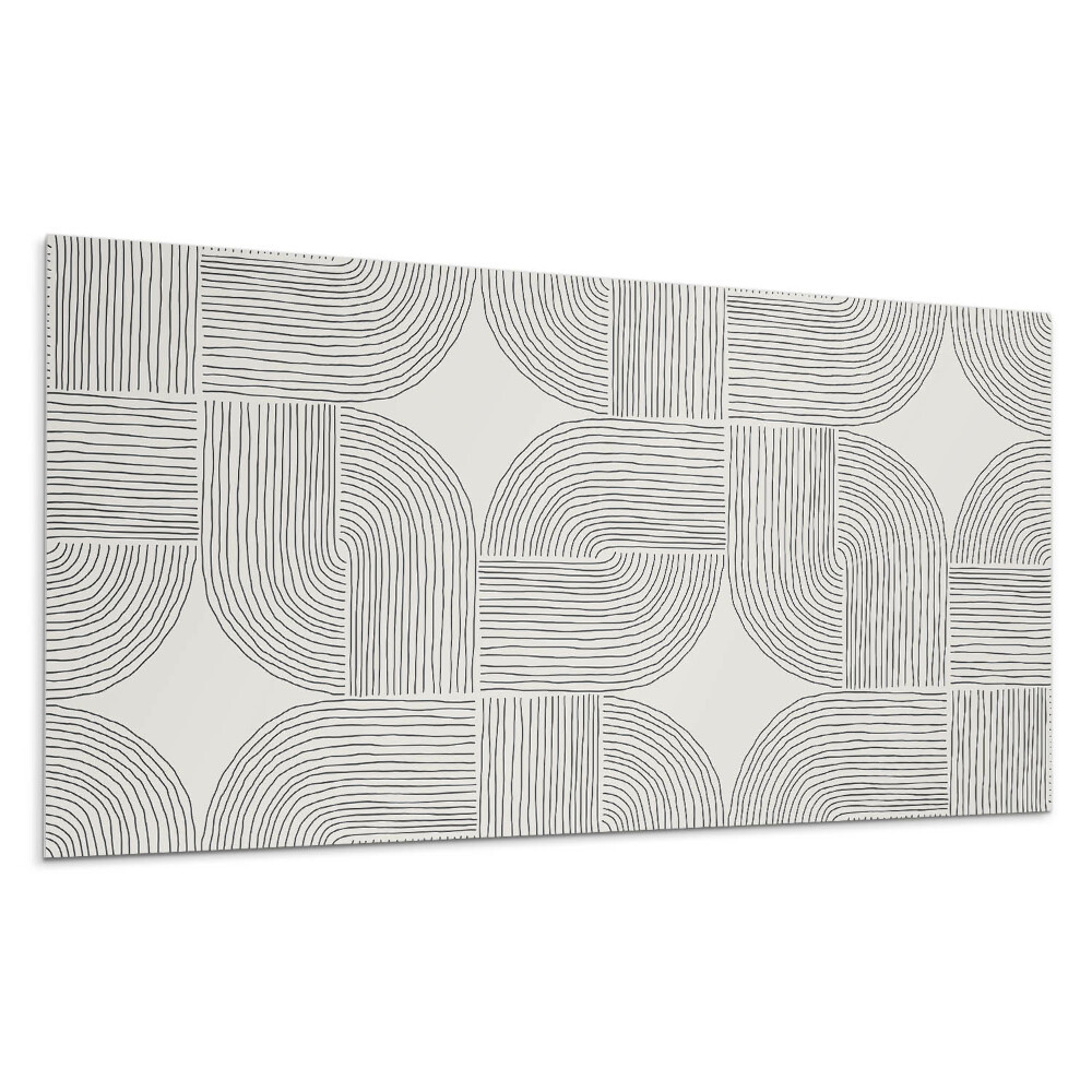 Dekorpanel falra Geometriai vonalak az elrendezésben