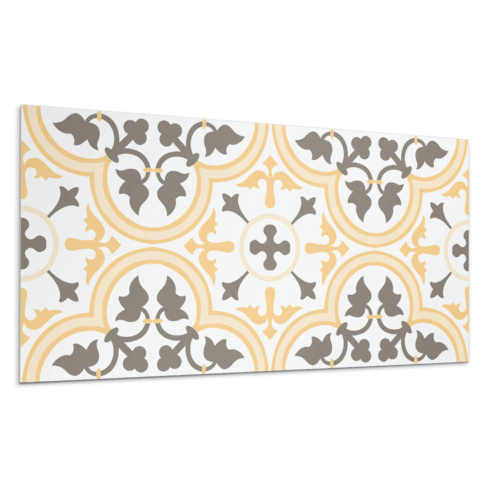 Dekorpanel falra Növényi minta a háttérben