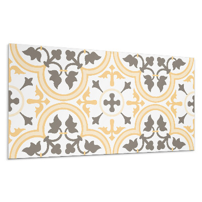 Falpanel Növényi minta a háttérben