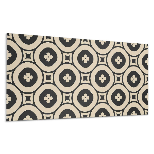 Pvc falburkolat Geometrikus minta négyzetekkel