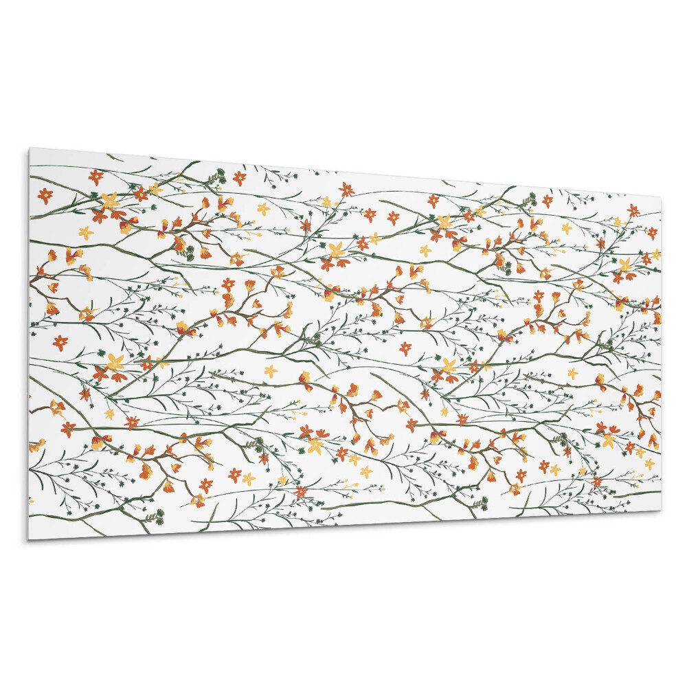 Pvc falburkolat Virágminta a háttérben