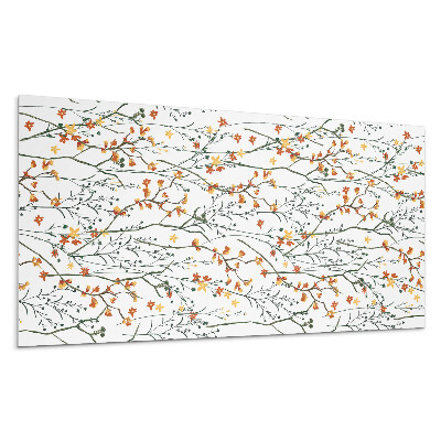 Pvc falburkolat Virágminta a háttérben