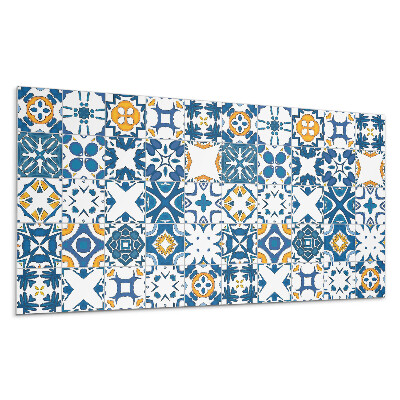 Dekorpanel falra Mozaikminták az elrendezésben