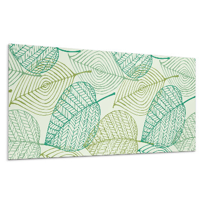 Öntapadó falburkolat Levélminta vonalakkal