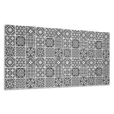 Falpanel Geometriai minták a csempékben