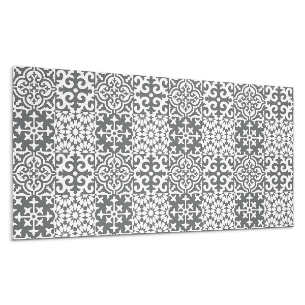 Falpanel Dekoratív minták a csempéken