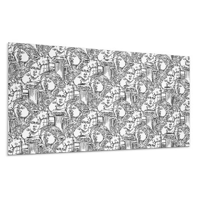 Falpanel Klasszikus faragványokkal díszített minta