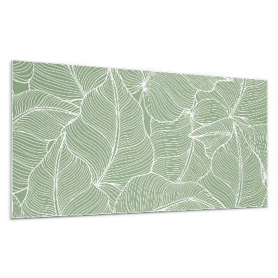 Dekorpanel falra Hullámos levélminta