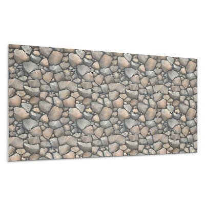 Dekorpanel falra Kövek mintázata a háttérben