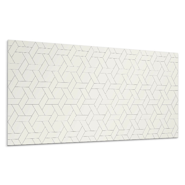 Pvc falpanel Geometrikus hatszögletű minta