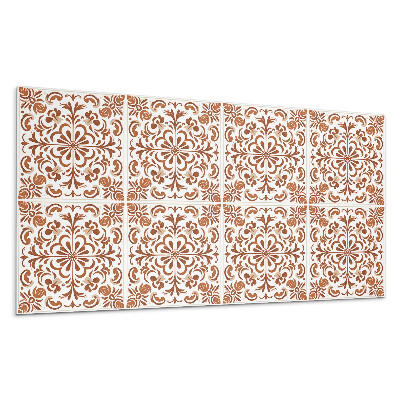 Dekorpanel falra Díszes virágmintás