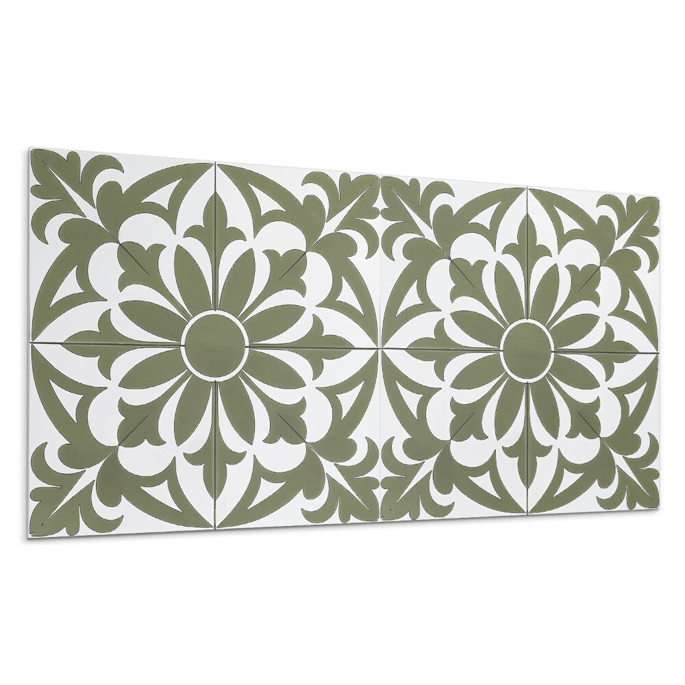 Dekorpanel falra Virágminta levelekkel