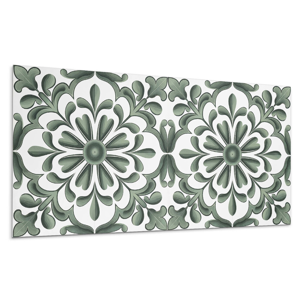 Öntapadó falburkolat Növényi motívum körben