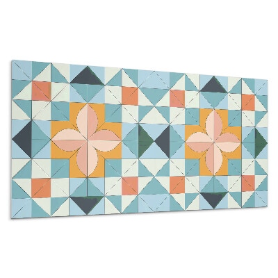 Pvc falpanel Geometrikus minta virággal