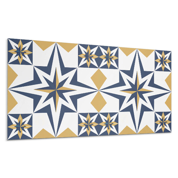 Öntapadó falburkolat Geometrikus csillagok négyzetekben