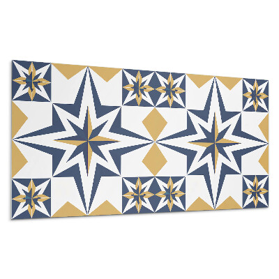 Pvc falpanel Geometrikus csillagok négyzetekben