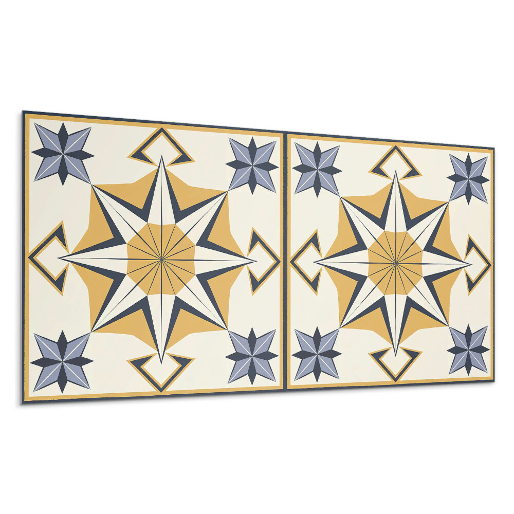 Pvc falburkolat Iránytű minta csillagokkal