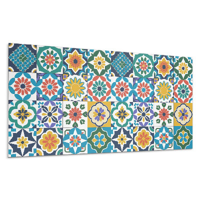 Dekorpanel falra Virág- és geometriai minták