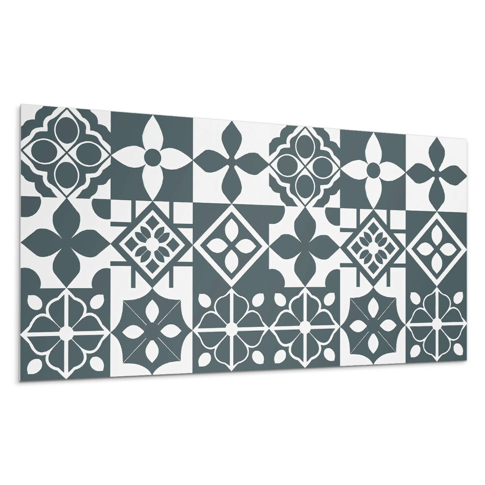 Öntapadó falburkolat Geometriai minták a csempékben