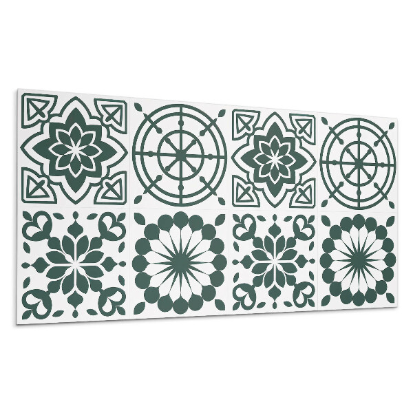 Falpanel Virág- és geometriai minták