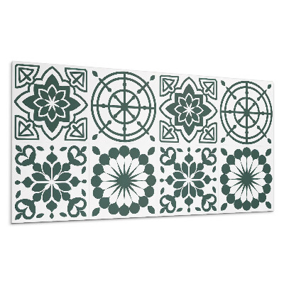 Falpanel Virág- és geometriai minták