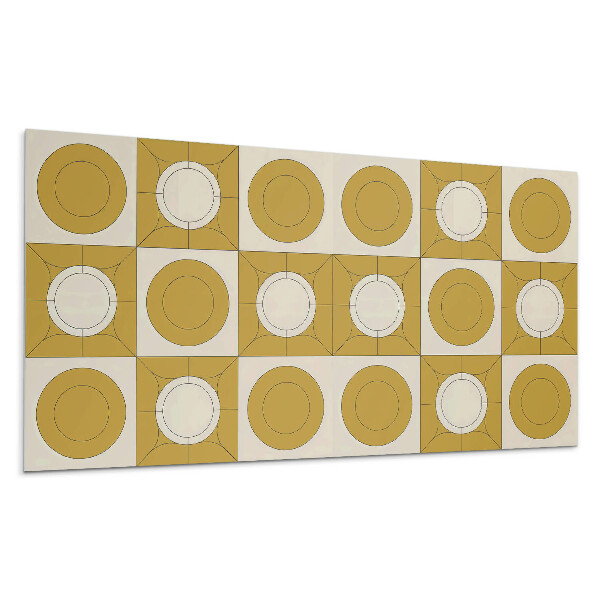 Pvc falpanel Geometrikus minta körökkel