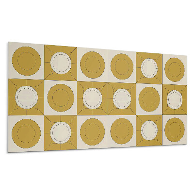 Pvc falpanel Geometrikus minta körökkel