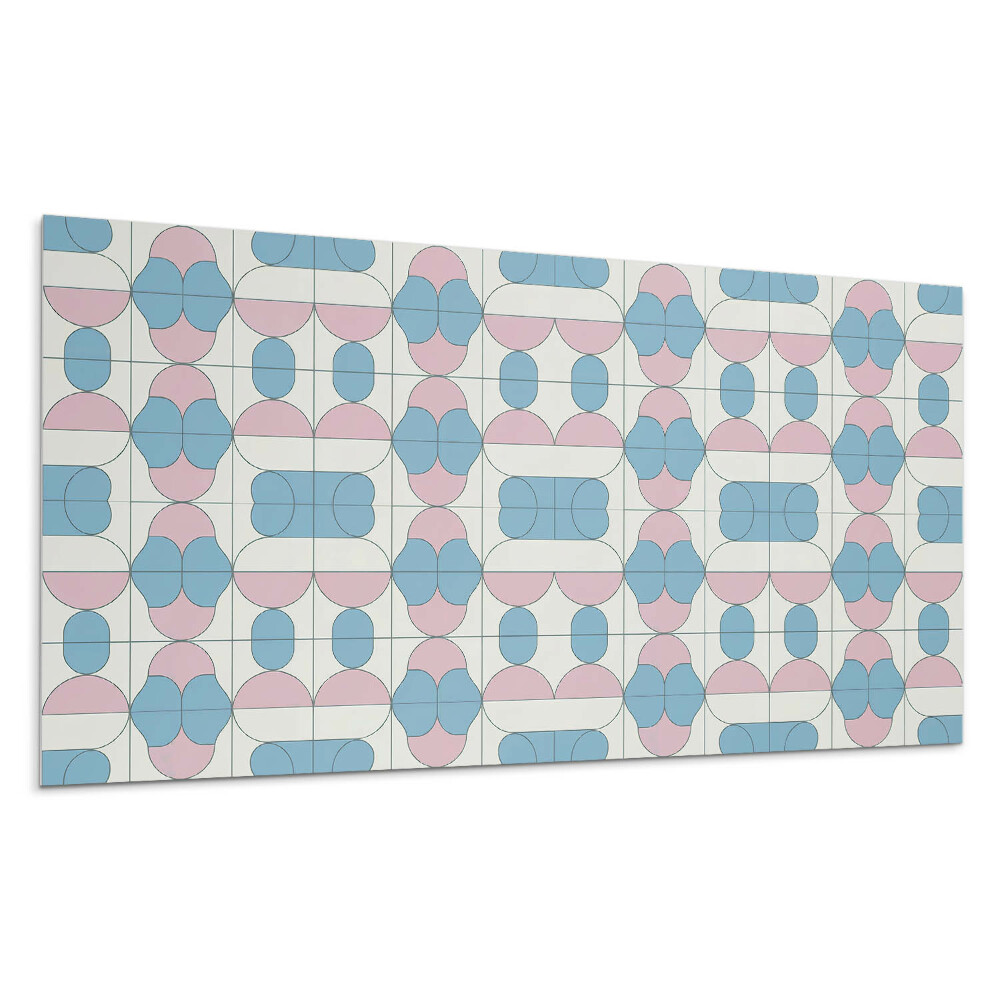 Falpanel Absztrakt geometrikus minta