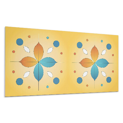 Pvc falburkolat Geometrikus virágmintás