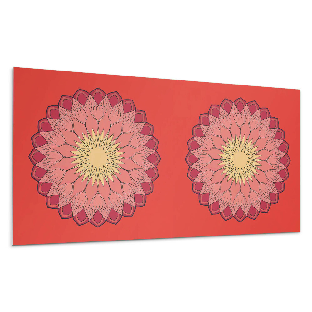 Pvc falburkolat Virágmintás mandala