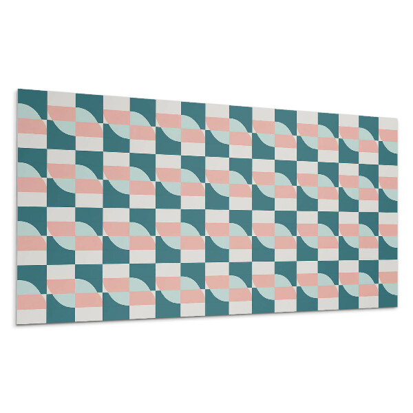 Öntapadó falburkolat Geometrikus kockás minta