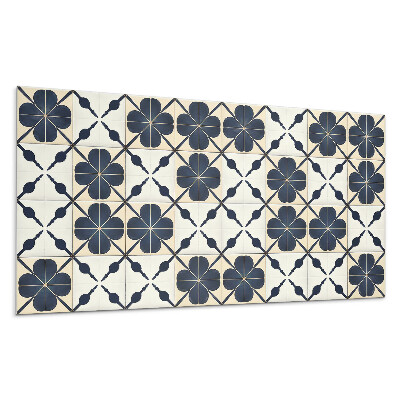 Dekorpanel falra Virágminta a háttérben