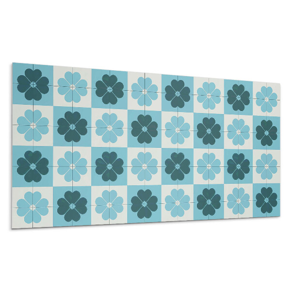 Pvc falburkolat Virágos kockás minta