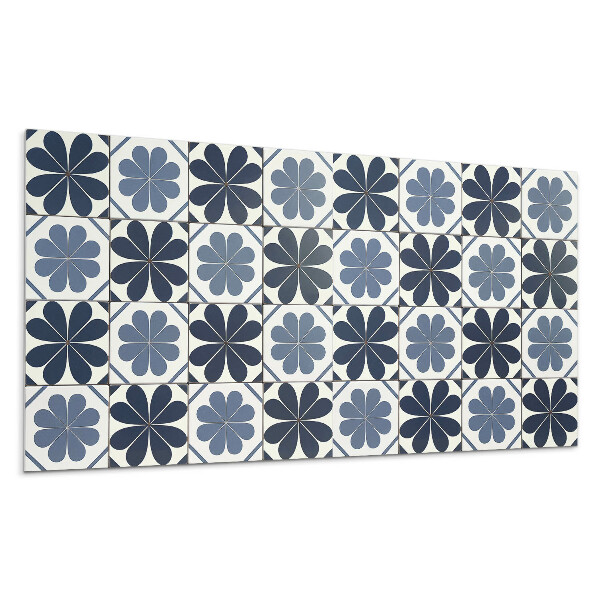 Falpanel Virágmintás csempéken