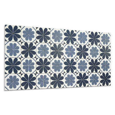 Falpanel Virágmintás csempéken