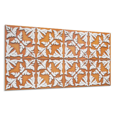 Dekorpanel falra Növényminta a csempéken