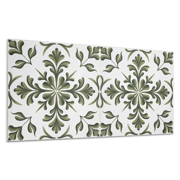 Öntapadó falburkolat Növényi minta a háttérben