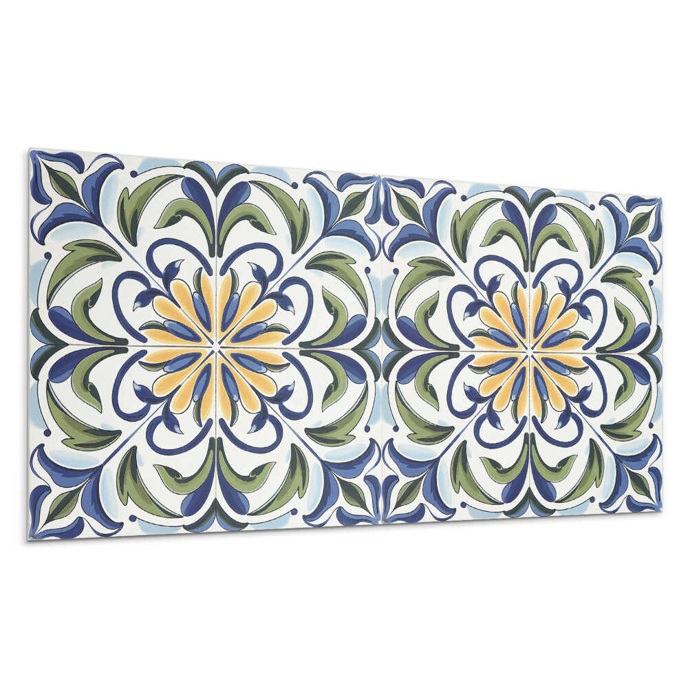 Falpanel Növényminta virágokkal