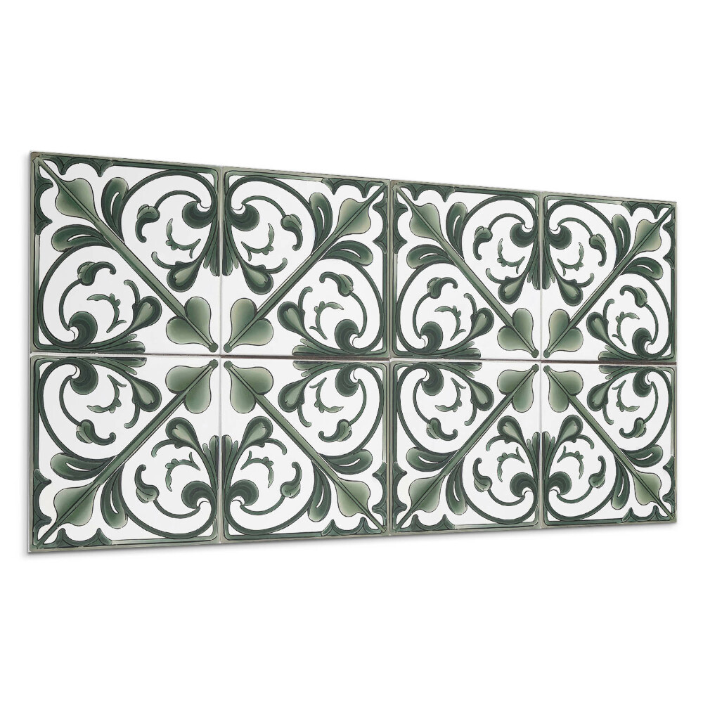 Falpanel Növényi minta díszekkel