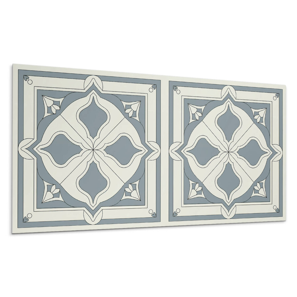 Pvc falburkolat Virágmintás csempéken