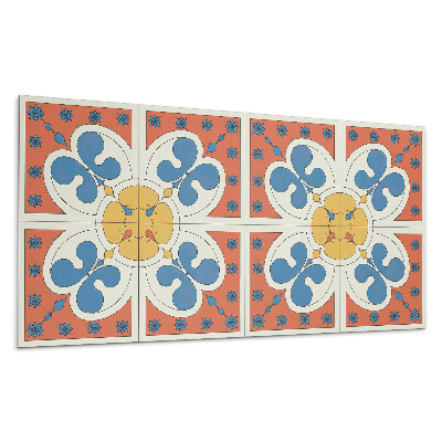 Dekorpanel falra Stílusos virágminta