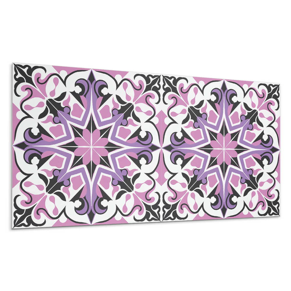 Öntapadó falburkolat Virágos csillagminta