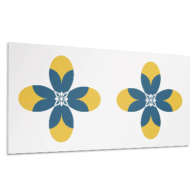 Öntapadó falburkolat Szimmetrikus virágmintás