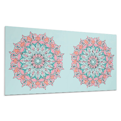 Öntapadó falburkolat Mandala minta levelekkel