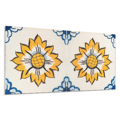 Pvc falburkolat Virágos kerámia minta