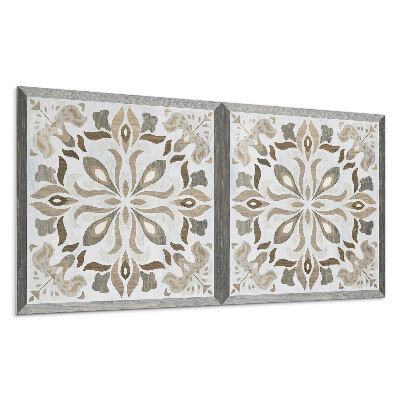 Dekorpanel falra Virágminta szimmetriával