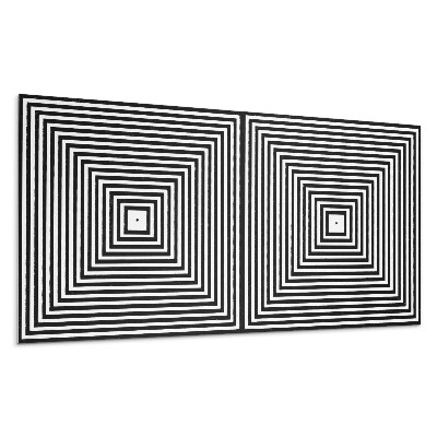 Öntapadó falburkolat Koncentrikus vonalak négyzetekben