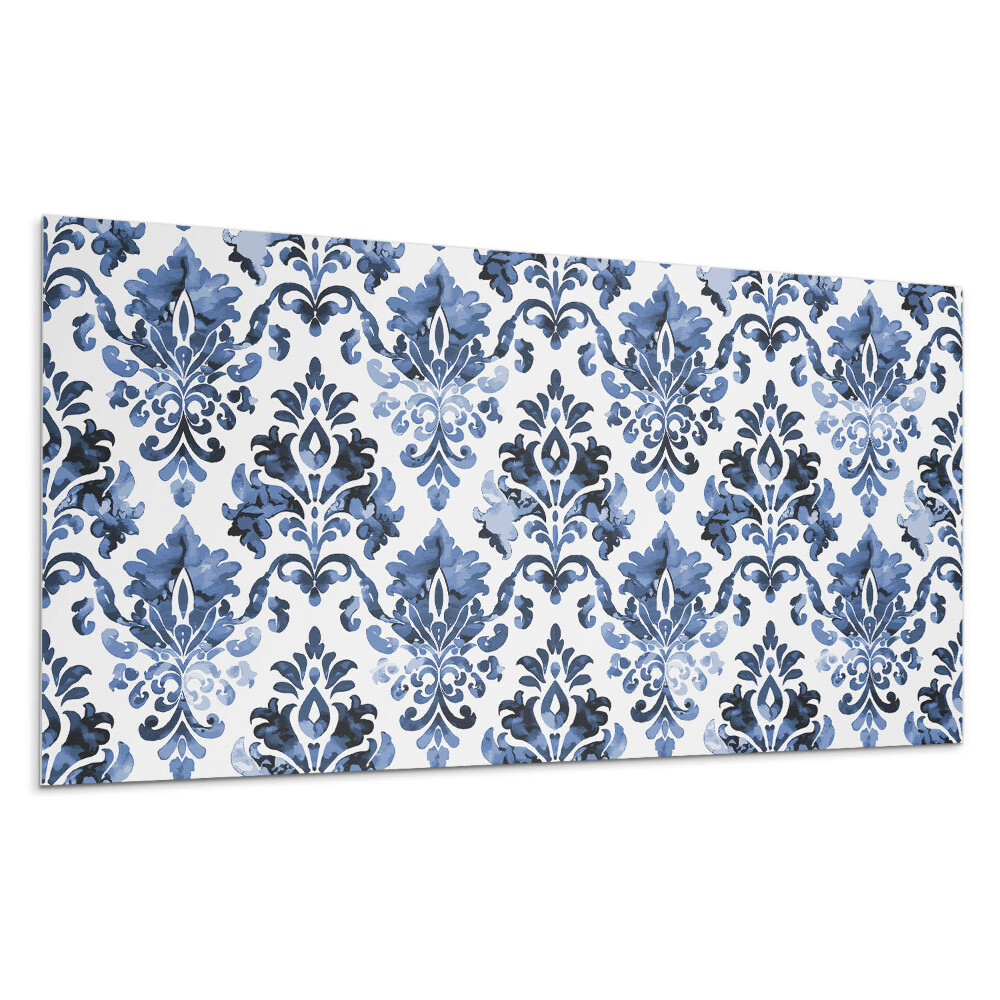 Falpanel Virágmintás barokk stílusban